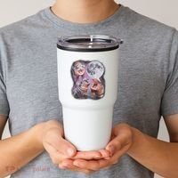 Moo Deng With The Moon Tumbler thumb 2