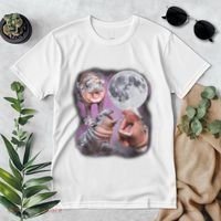Moo Deng With The Moon Premium T-Shirt thumb 2