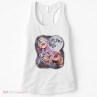 Moo Deng With The Moon Women's Tank Top thumb 0