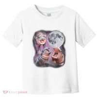 Moo Deng With The Moon Toddler T-Shirt thumb 0