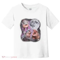 Moo Deng With The Moon Toddler T-Shirt thumb 0