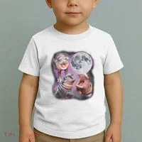 Moo Deng With The Moon Toddler T-Shirt thumb 2