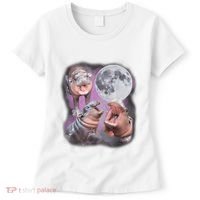 Moo Deng With The Moon Women's T-Shirt thumb 0