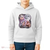Moo Deng With The Moon Kids Hoodie thumb 4