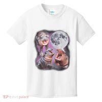 Moo Deng With The Moon Kids T-Shirt thumb 0
