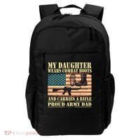 My Daughter Wears Combat Boots Proud Army Dad Father Gift Backpack thumb 0