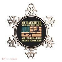 My Daughter Wears Combat Boots Proud Army Dad Father Gift Ornament thumb 0