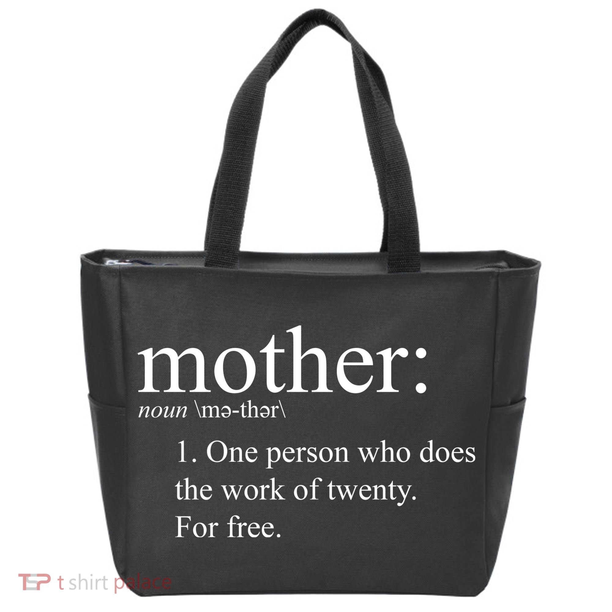 Mother Definition Works For Free Gift For Mom Tote Bag