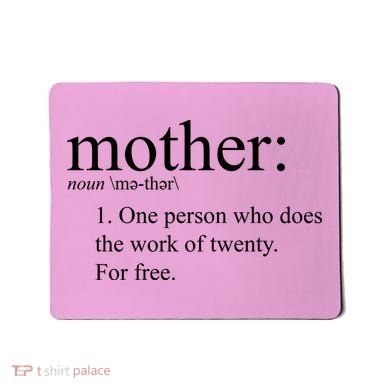 Mother Definition Works For Free Gift For Mom Mousepad