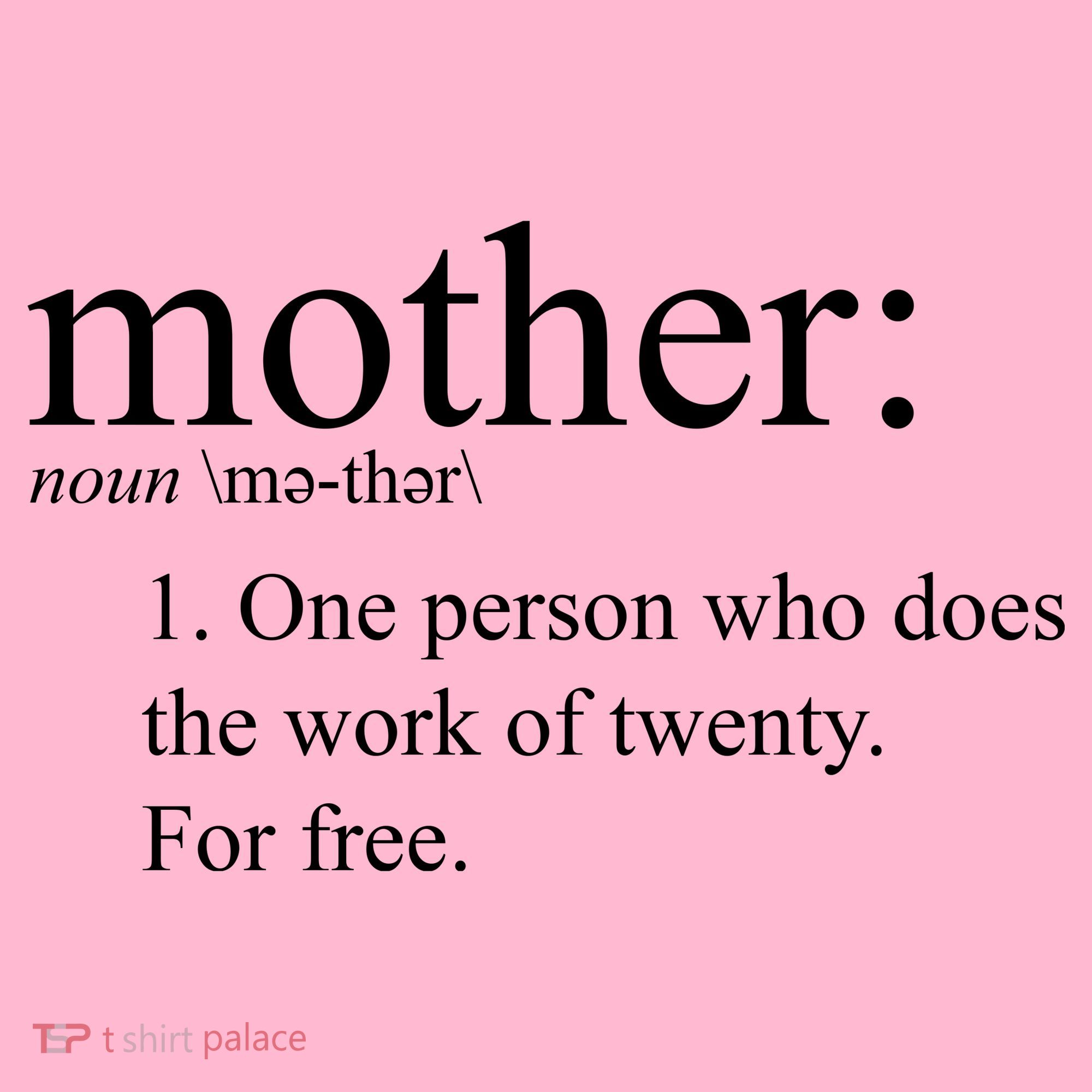 Mother Definition Works For Free Gift For Mom Mousepad
