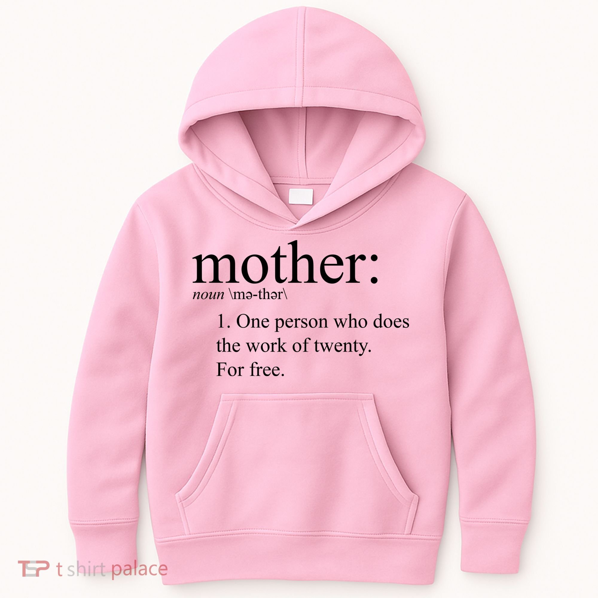 Mother Definition Works For Free Gift For Mom Kids Hoodie