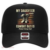 My Daughter Wears Combat Boots Proud Army Dad Veteran Day Hat thumb 0