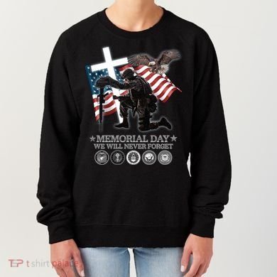 Memorial Day We Will Never Forget Women's Sweatshirt