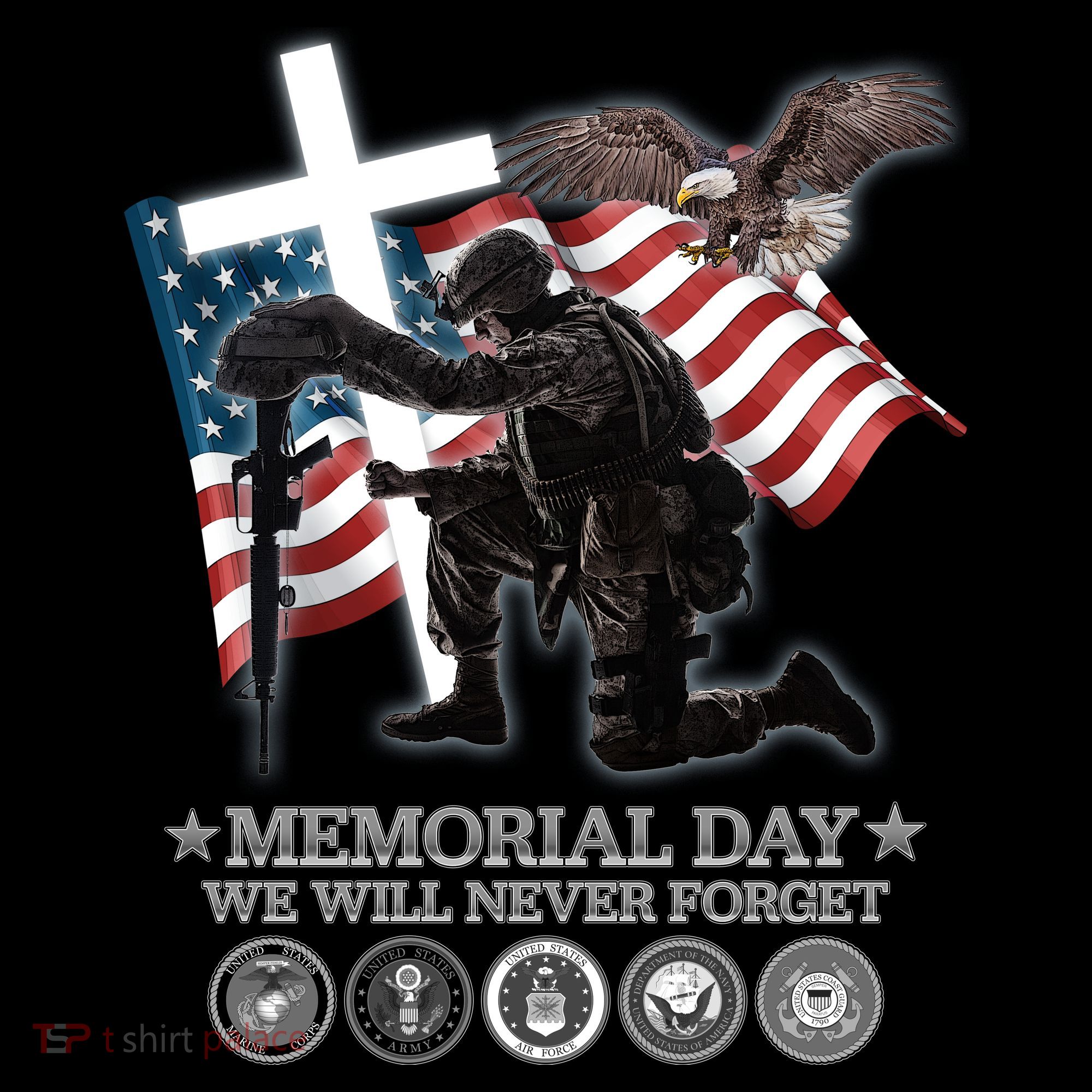 Memorial Day We Will Never Forget Bucket Hat