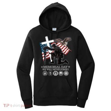 Memorial Day We Will Never Forget Women's Hoodie
