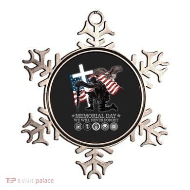 Memorial Day We Will Never Forget Ornament