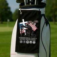 Memorial Day We Will Never Forget Golf Towel thumb 2