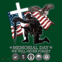 Memorial Day We Will Never Forget Visor thumb 3