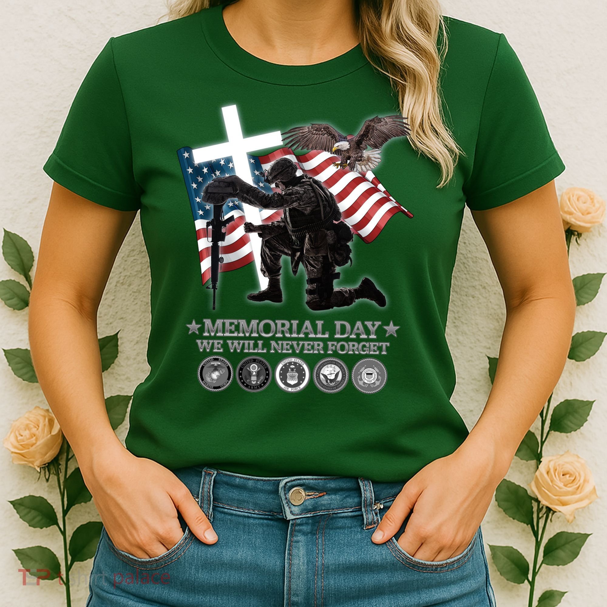 Memorial Day We Will Never Forget Women's T-Shirt