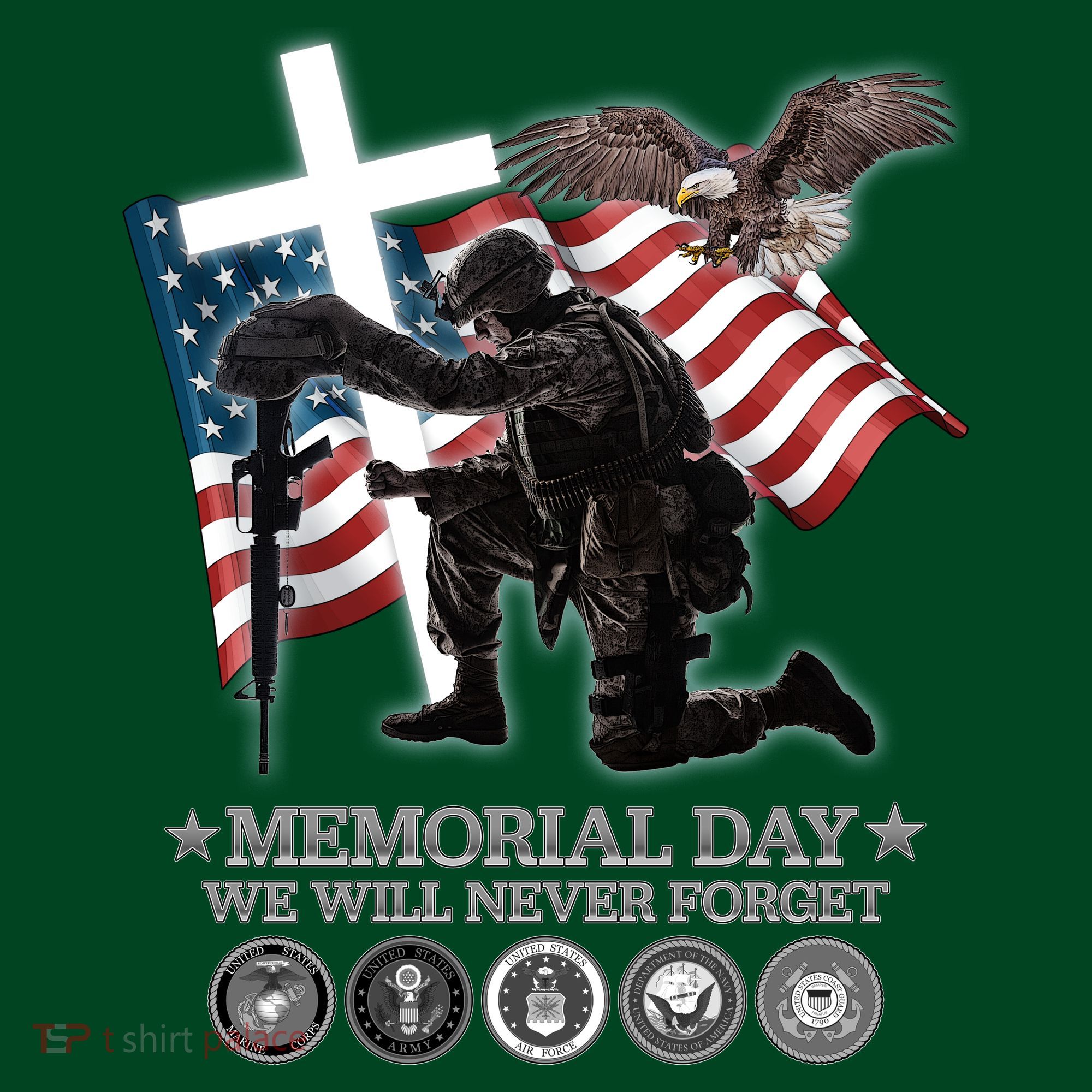Memorial Day We Will Never Forget Women's T-Shirt