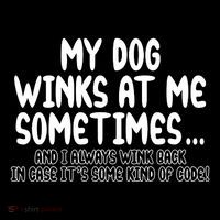 My Dog Winks At Me Funny Women's Hoodie thumb 2
