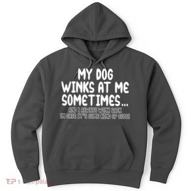 My Dog Winks At Me Funny Hoodie