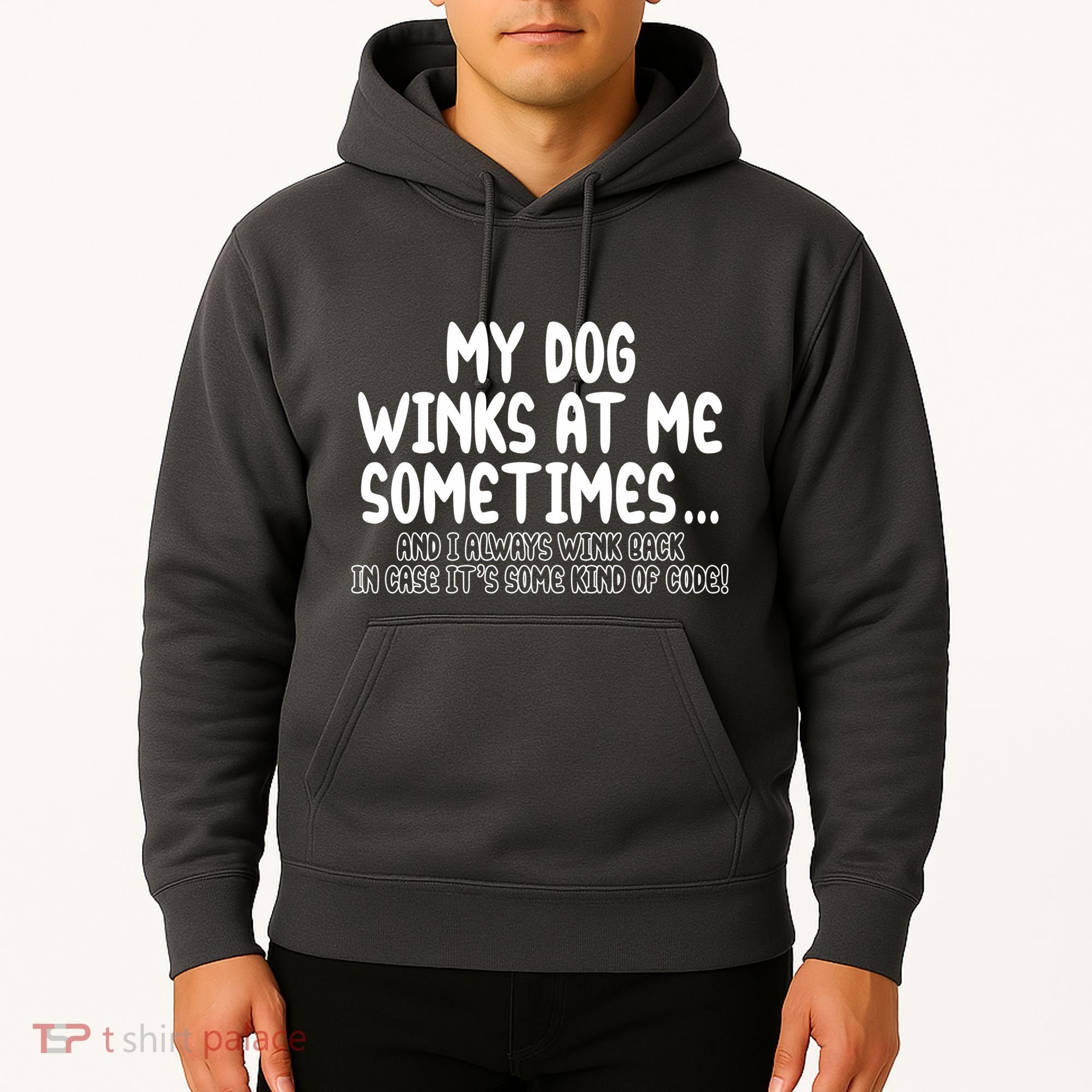 My Dog Winks At Me Funny Hoodie