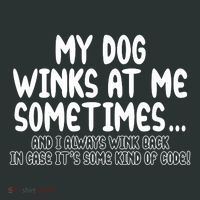 My Dog Winks At Me Funny Women's T-Shirt thumb 6