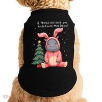 Moo Deng Xmas Story Pin.K Bunny Pajamas Doggie Tank thumb 0