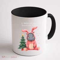 Moo Deng Xmas Story Pin.K Bunny Pajamas Coffee Mug thumb 1