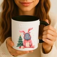 Moo Deng Xmas Story Pin.K Bunny Pajamas Coffee Mug thumb 3