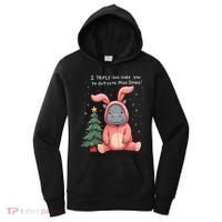 Moo Deng Xmas Story Pin.K Bunny Pajamas Women's Hoodie thumb 0