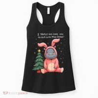 Moo Deng Xmas Story Pin.K Bunny Pajamas Women's Tank Top thumb 0
