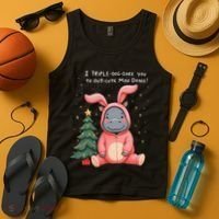Moo Deng Xmas Story Pin.K Bunny Pajamas Tank Top thumb 4