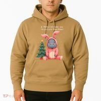Moo Deng Xmas Story Pin.K Bunny Pajamas Hoodie thumb 2