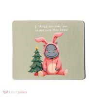 Moo Deng Xmas Story Pin.K Bunny Pajamas Mousepad thumb 0