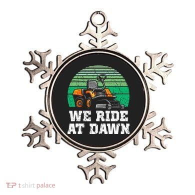Mowing Dad Yard Work We Ride At Dawn Lawnmower Ornament
