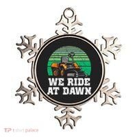 Mowing Dad Yard Work We Ride At Dawn Lawnmower Ornament thumb 0