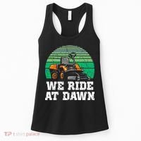 Mowing Dad Yard Work We Ride At Dawn Lawnmower Women's Tank Top thumb 0