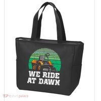 Mowing Dad Yard Work We Ride At Dawn Lawnmower Tote Bag thumb 3