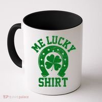 Me Lucky Shirt Horseshoe Coffee Mug thumb 0