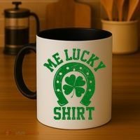 Me Lucky Shirt Horseshoe Coffee Mug thumb 4
