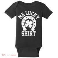Me Lucky Shirt Horseshoe Baby Bodysuit thumb 0