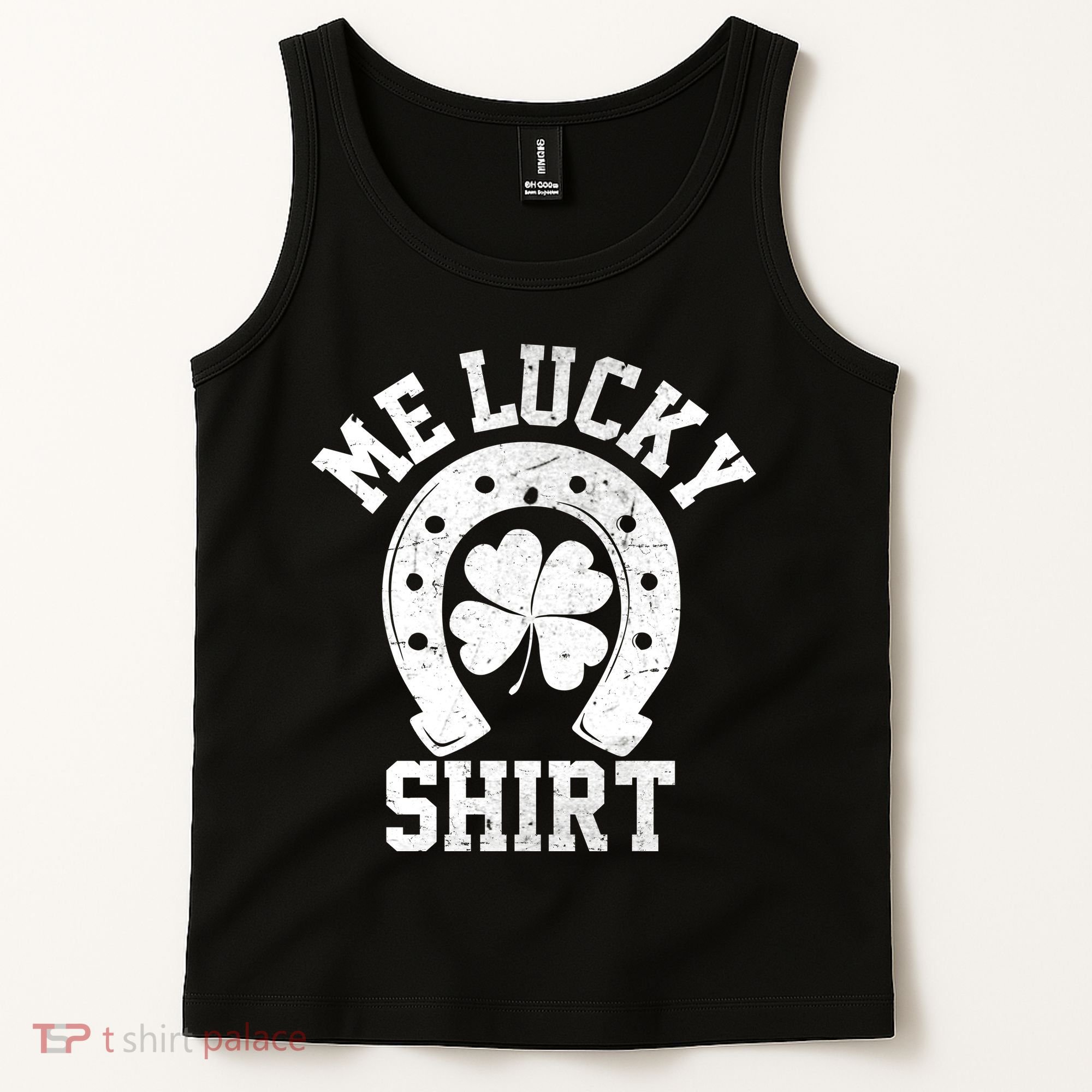 Me Lucky Shirt Horseshoe Tank Top