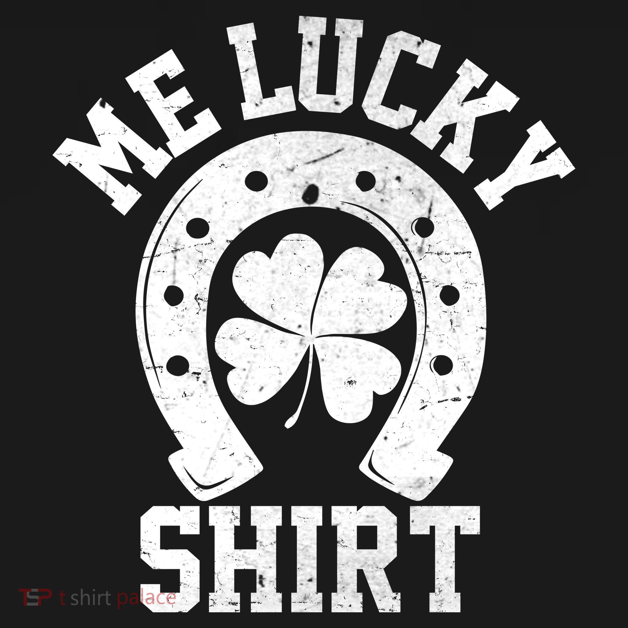 Me Lucky Shirt Horseshoe Kids Long Sleeve Shirt