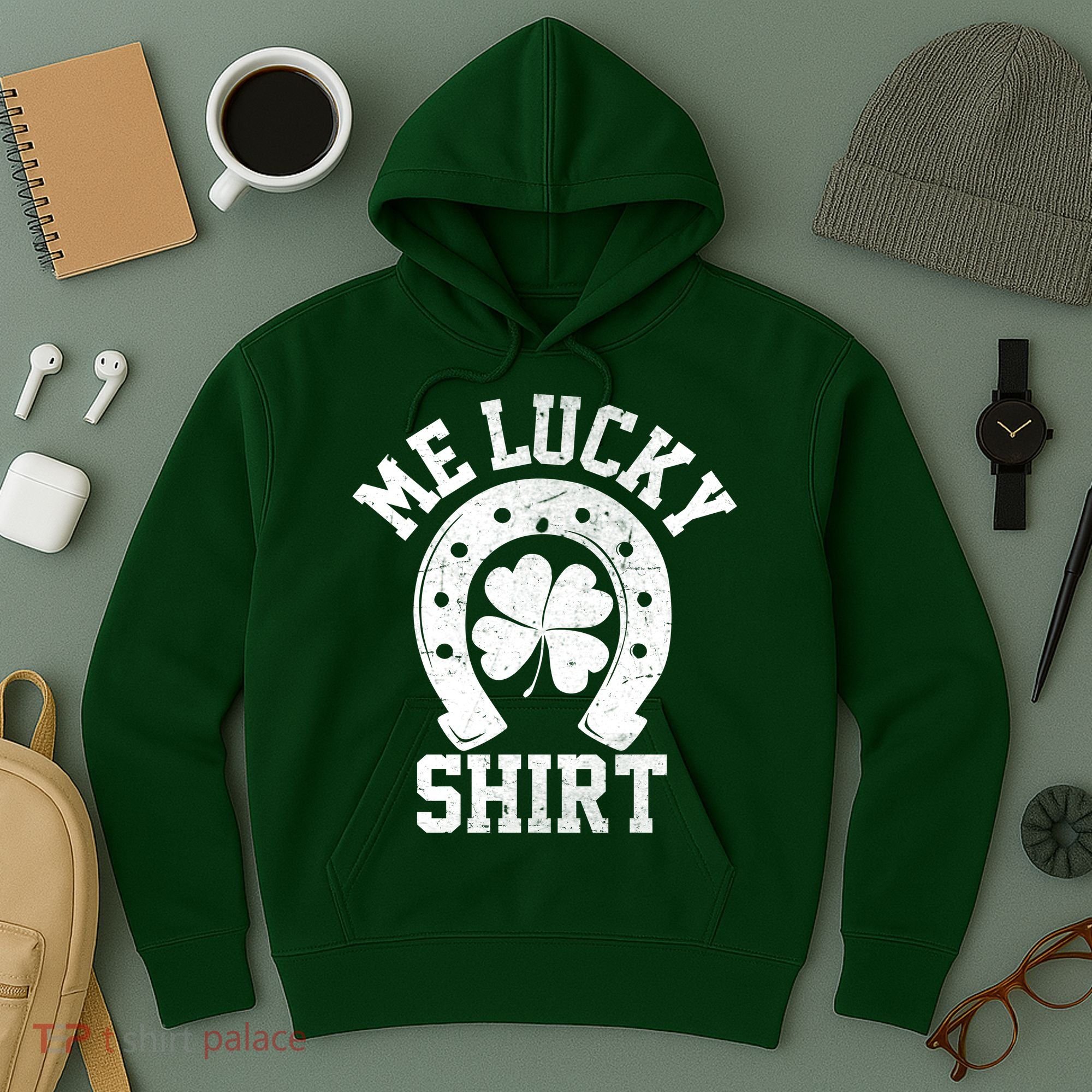 Me Lucky Shirt Horseshoe Hoodie