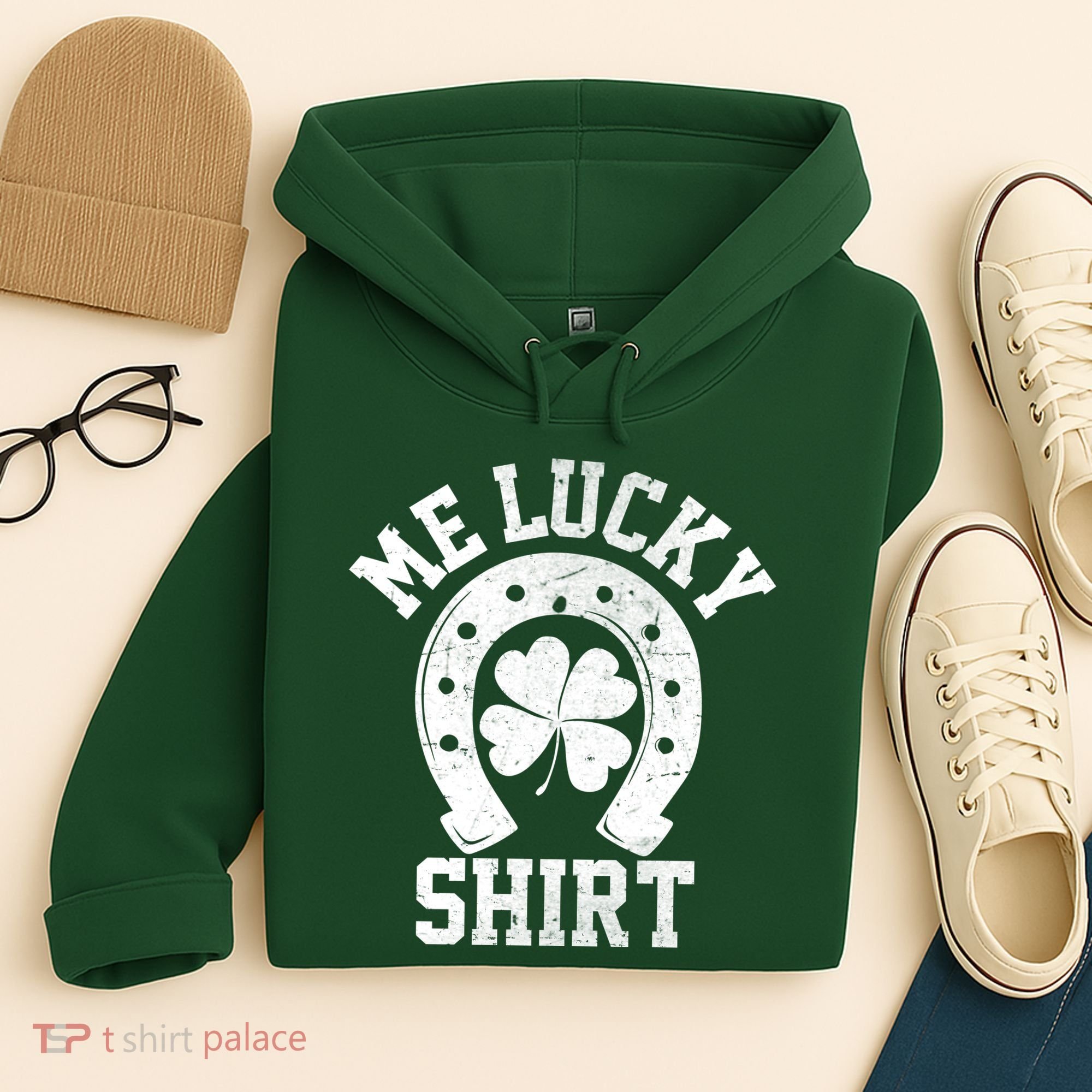 Me Lucky Shirt Horseshoe Hoodie