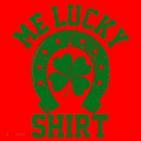 Me Lucky Shirt Horseshoe Santa Hat thumb 1