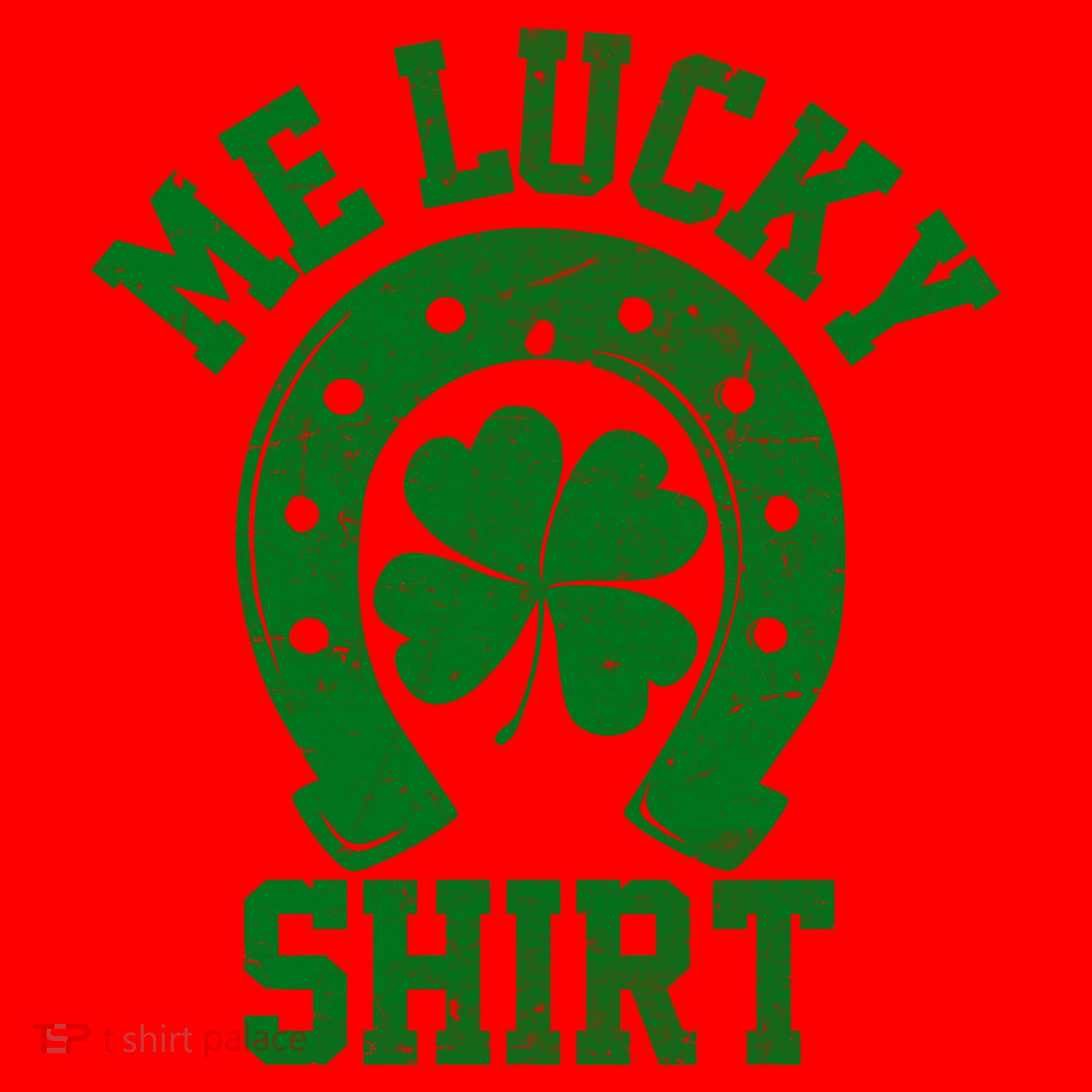 Me Lucky Shirt Horseshoe Santa Hat