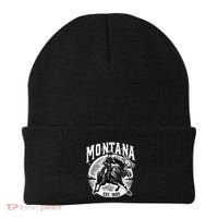 Montana Est. 1889 Cowboy Riding Moose Beanie thumb 0